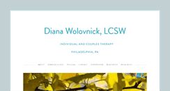 Desktop Screenshot of dianawolovnick.com