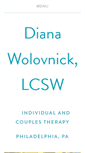 Mobile Screenshot of dianawolovnick.com